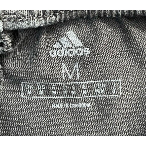 Adidas Training Track Pants Black Mens Size Medium Red/White/Blue 3 Stripes - Picture 7 of 8